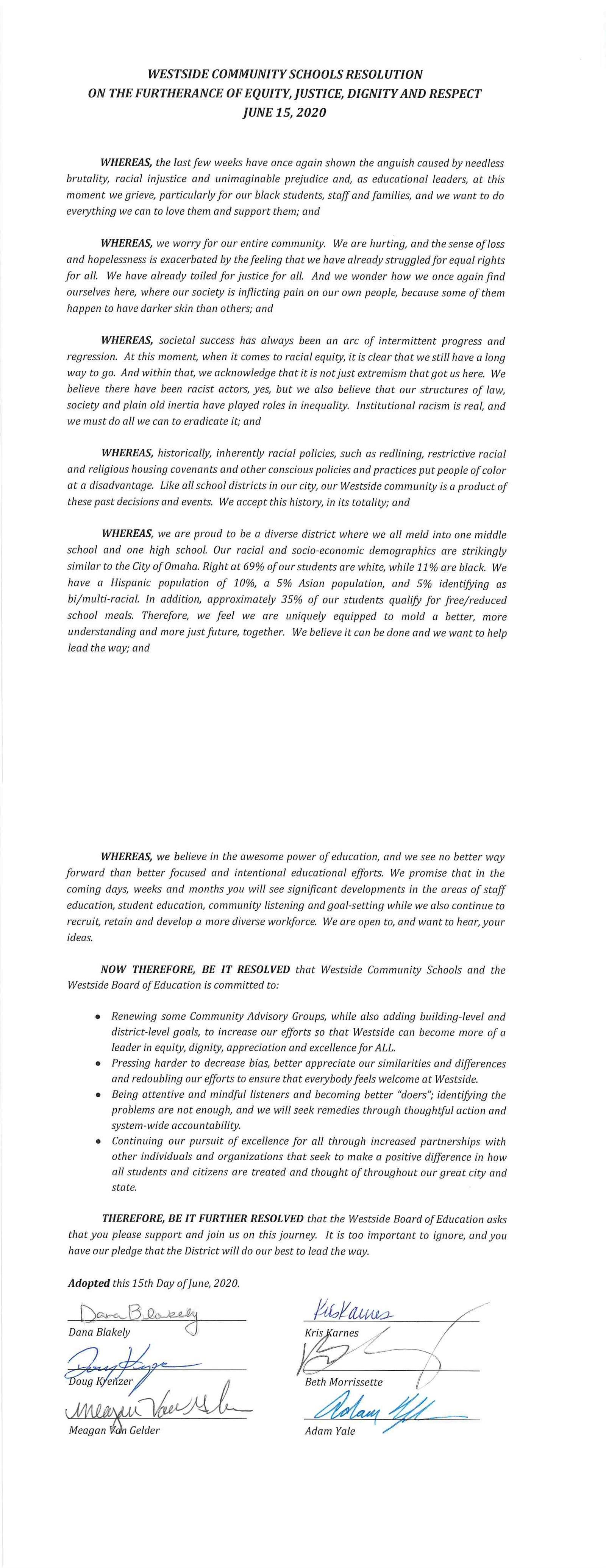 Board Resolution
